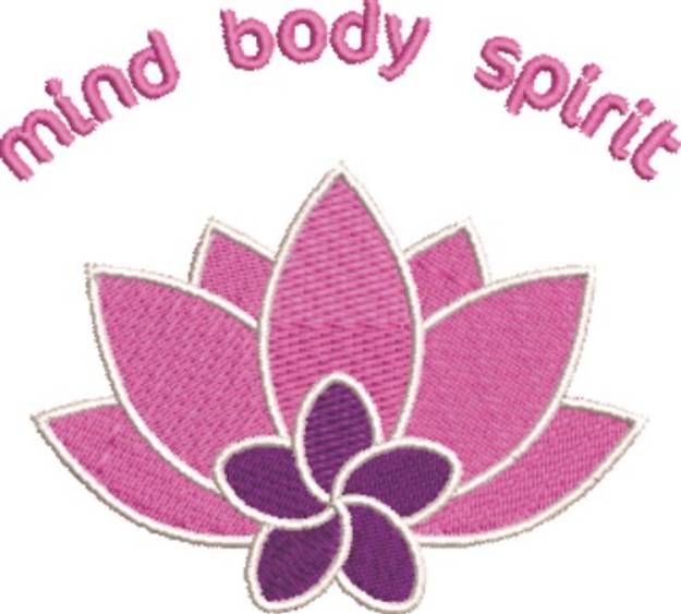 Picture of Mind Body Spirit Machine Embroidery Design