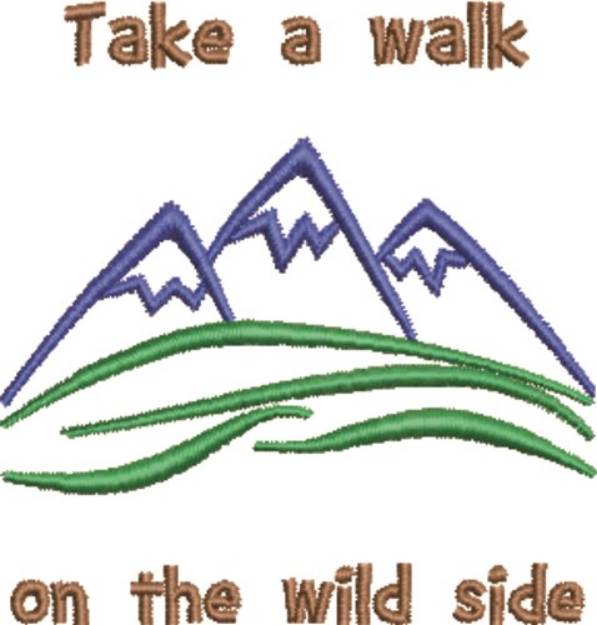 Picture of Walk On The Wild Side Machine Embroidery Design