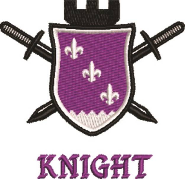 Picture of Knights Royal Crest Machine Embroidery Design