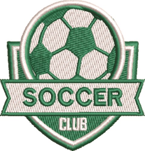 Soccer Club Machine Embroidery Design