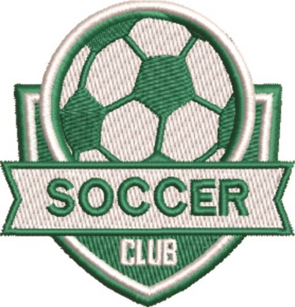 Picture of Soccer Club Machine Embroidery Design