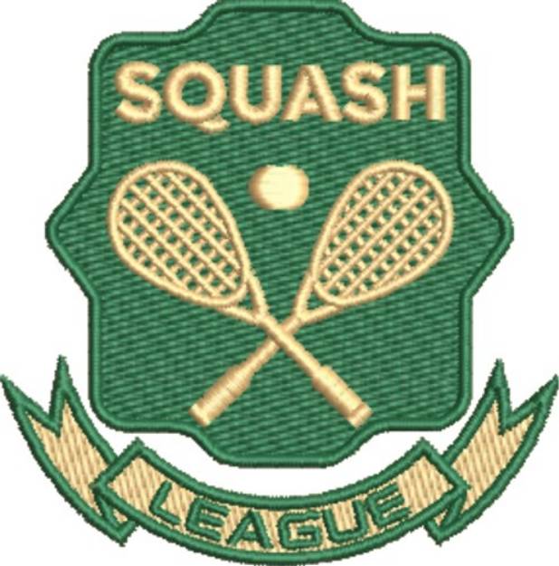 Picture of Squash League Machine Embroidery Design
