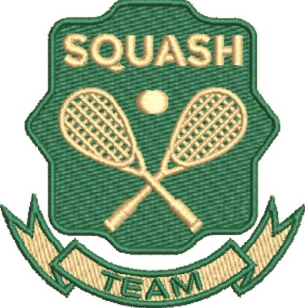 Picture of Squash Team Machine Embroidery Design