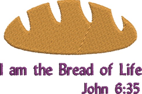 Bread of life Machine Embroidery Design