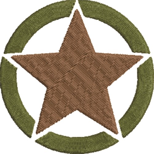 Military Insignia Machine Embroidery Design