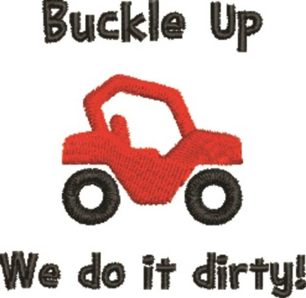 Picture of UTV Buckle Up Machine Embroidery Design