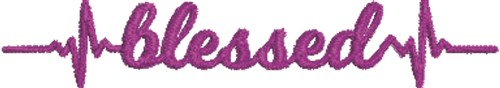Blessed Machine Embroidery Design