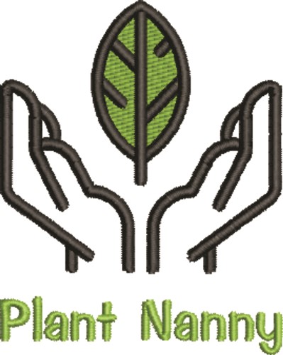 Plant Nanny Machine Embroidery Design