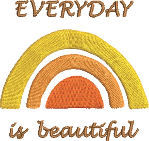 Everyday Beautiful Machine Embroidery Design