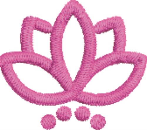 Lotus Bloom Machine Embroidery Design