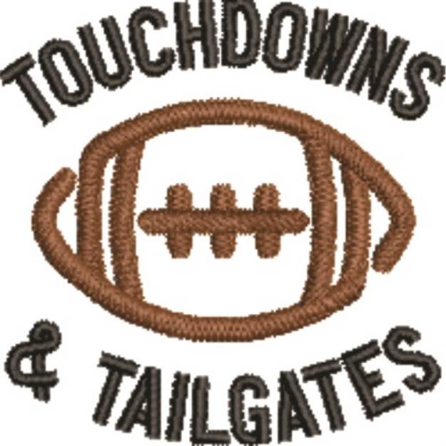 Picture of Touchdowns & Tailgates Machine Embroidery Design