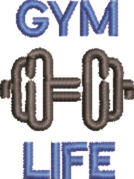 Picture of Gym Life Machine Embroidery Design