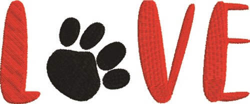 Pet Love Machine Embroidery Design