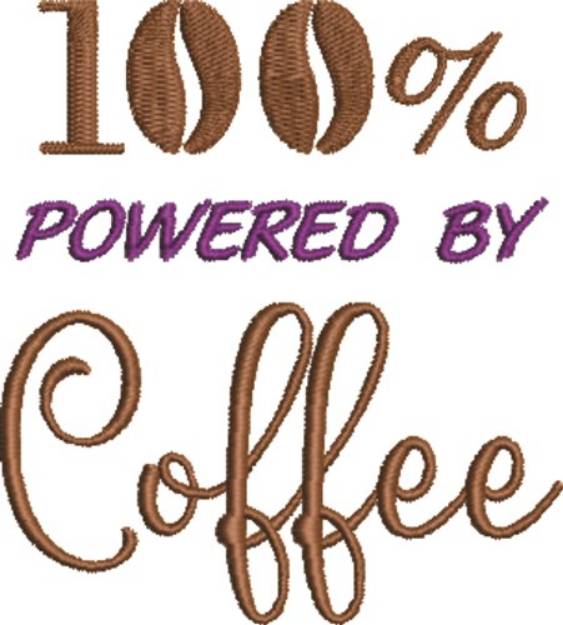 Picture of Coffee Beans 1C Small Machine Embroidery Design
