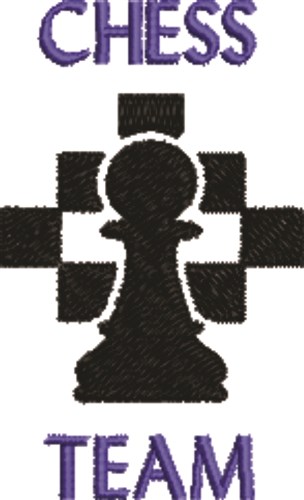 Chess Team Machine Embroidery Design