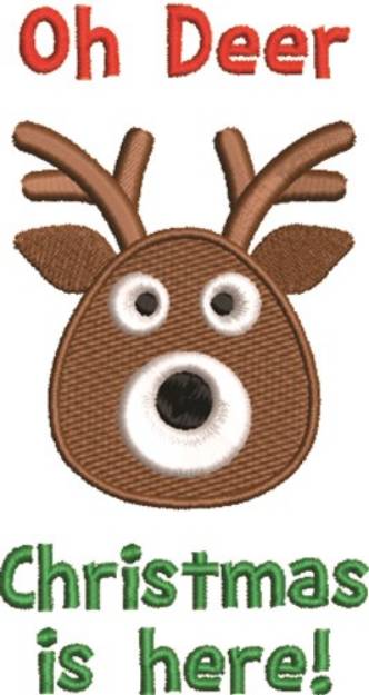 Picture of Christmas Is Here! Machine Embroidery Design