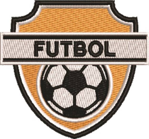 Picture of Soccer Crest 5A Machine Embroidery Design