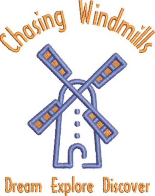 Picture of Chasing Windmills Machine Embroidery Design