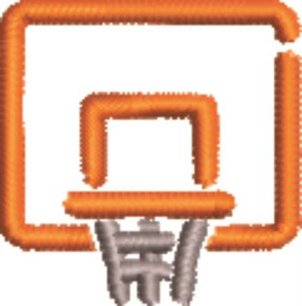 Picture of Basketball Goal Outline