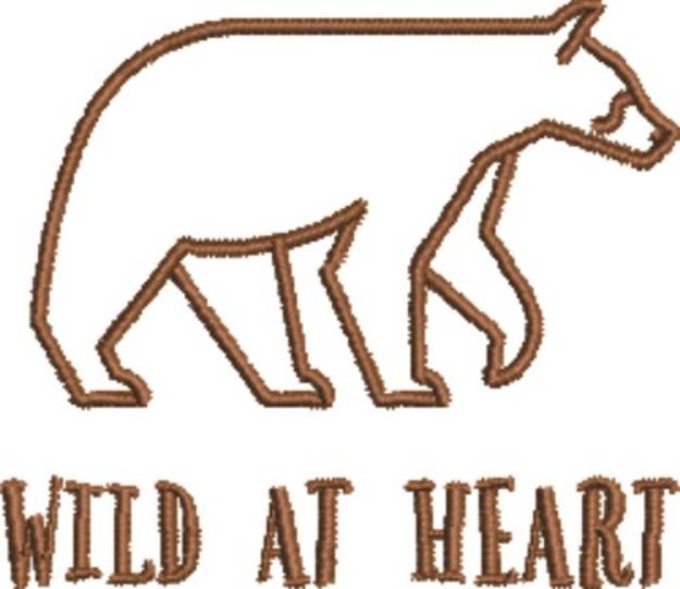 Picture of Wild At Heart Machine Embroidery Design