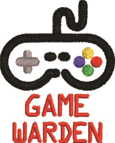 Game Warden Machine Embroidery Design