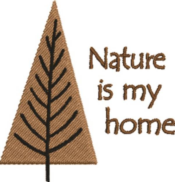 Picture of Nature Is My Home Machine Embroidery Design