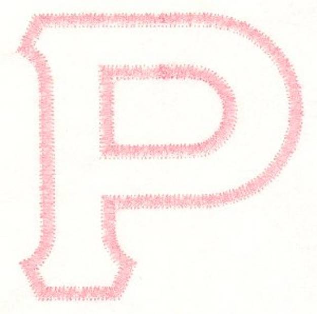 Picture of Greek Rho Applique Machine Embroidery Design
