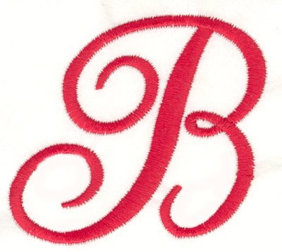 Fancy Monogram B Machine Embroidery Design