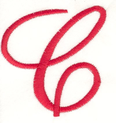 Fancy Monogram C Machine Embroidery Design