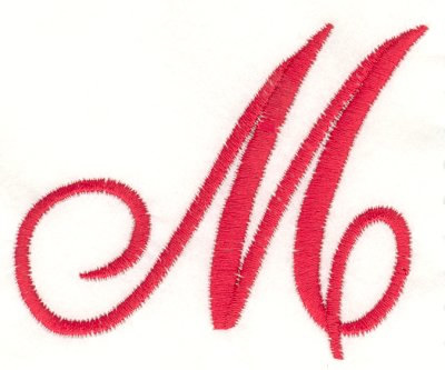Fancy Monogram M Machine Embroidery Design
