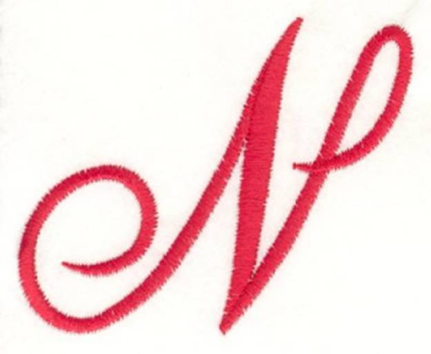 Picture of Fancy Monogram N Machine Embroidery Design