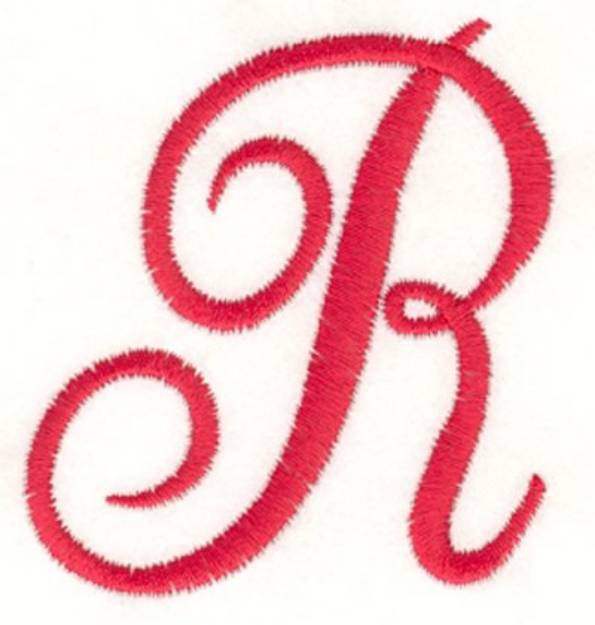 Picture of Fancy Monogram R Machine Embroidery Design