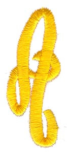 Swirl Monogram A Machine Embroidery Design