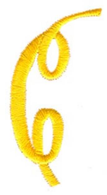 Picture of Swirl Monogram C Machine Embroidery Design