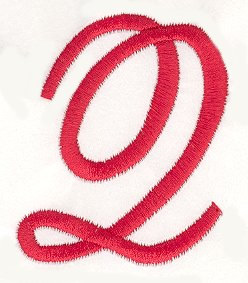 Elegant Letter Q Machine Embroidery Design