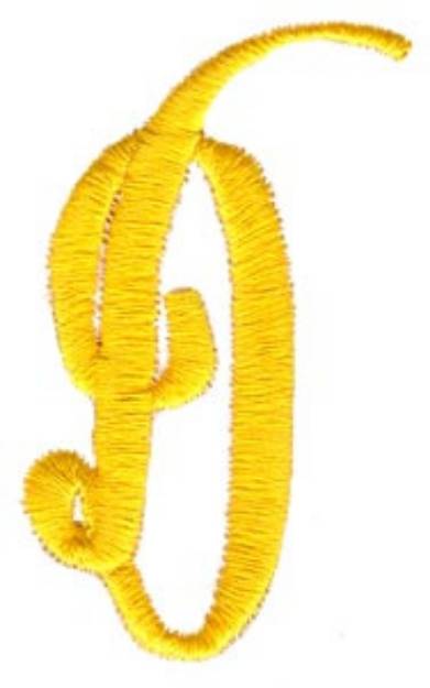Picture of Swirl Monogram D Machine Embroidery Design