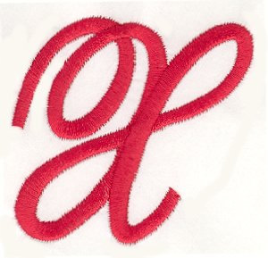 Elegant Letter X Machine Embroidery Design