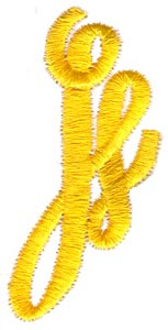 Swirl Monogram H Machine Embroidery Design