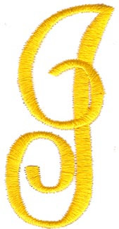 Swirl Monogram I Machine Embroidery Design