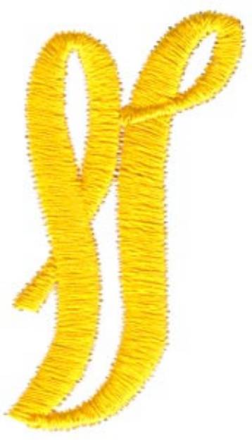 Picture of Swirl Monogram Letter V