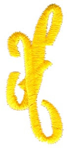 Swirl Monogram Letter X Machine Embroidery Design