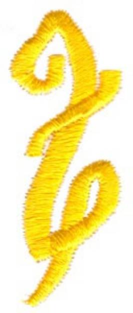 Picture of Swirl Monogram Letter Z Machine Embroidery Design