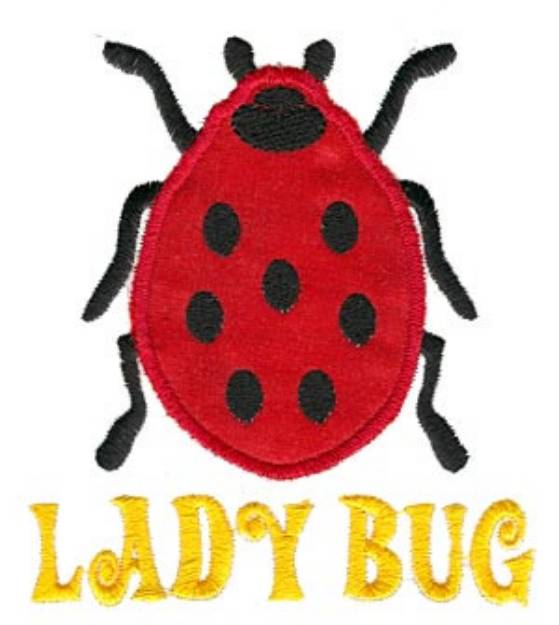 Picture of Lady Bug Applique