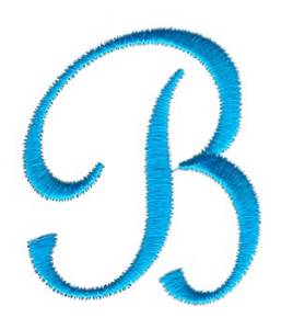 Picture of Classic Monogram Letter B Machine Embroidery Design