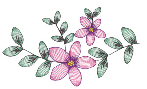 Lacy Flower Machine Embroidery Design