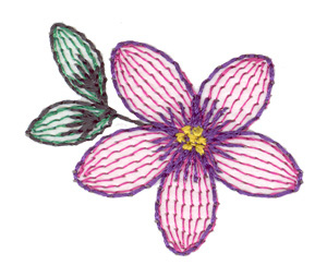 Lacy Flower Machine Embroidery Design