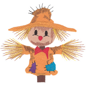Scarecrow, Large Machine Embroidery Design