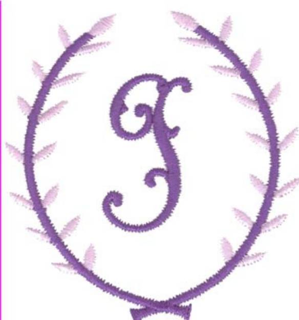 Picture of Crest Monogram I Machine Embroidery Design