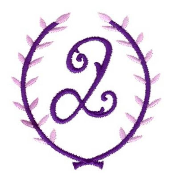 Picture of Crest Monogram Q Machine Embroidery Design