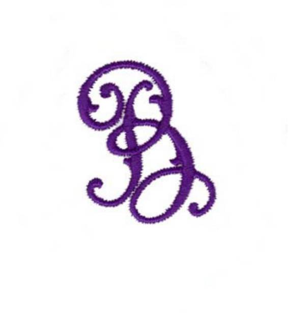 Picture of Elegant Vine Monogram B
